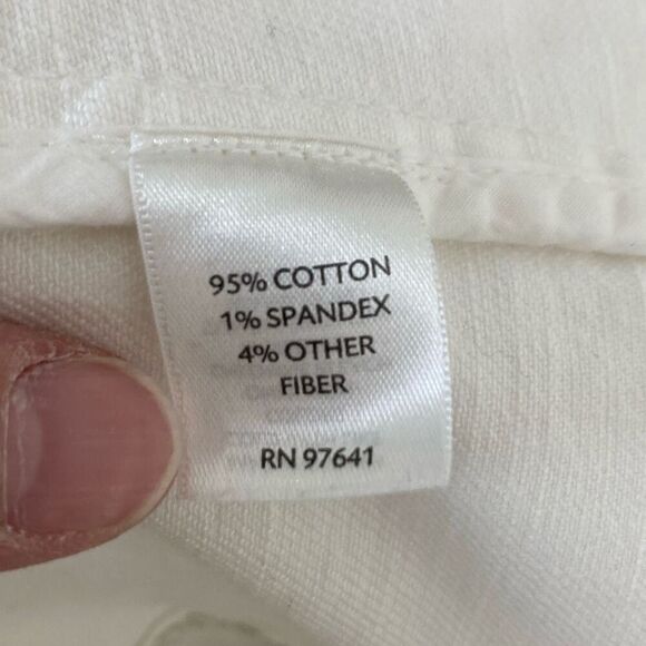 J. Jill White Denim Jacket Size Small - Picture 5 of 9